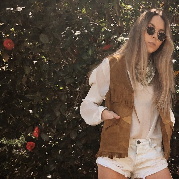 Vintage Jackets & Blazers - Vintage | Genuine Leather Western Suede Vest